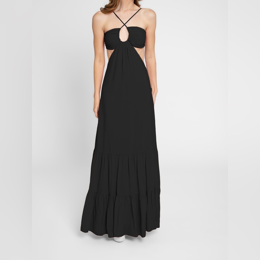 Elegant Black Maxi Dress